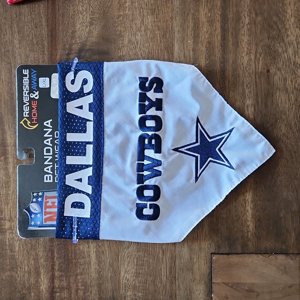 NFL Dallas Cowboys Collar Dog Pet Bandana . NWT. 🐶🦴🐾
